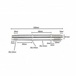 Marque Axe Moyeu Arriere Pride Rival Exp V1 -Pièces BMX Race Soldes axe moyeu arriere pride rival exp v1 1