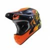 Marque Casque Kenny Down Hill Graphic - ORANGE -Pièces BMX Race Soldes casque down hill graphic orange
