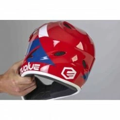 Marque Casque Intégral Evolve® Storm Kid (Rouge Ou Noir) -Pièces BMX Race Soldes casque evolve storm 2