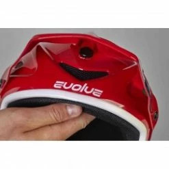Marque Casque Intégral Evolve® Storm Kid (Rouge Ou Noir) -Pièces BMX Race Soldes casque evolve storm 6