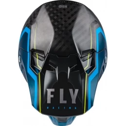 Marque Casque Intégral Fly® Formula Carbon Axon Noir/Bleu/Jaune 6 Marque Casque Intégral Fly® Formula Carbon Axon Noir/Bleu/Jaune – Image 4