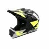 Marque Casque Intégral Evolve® Storm KID - Noir/Jaune -Pièces BMX Race Soldes casque integral evolve r storm kid noir jaune