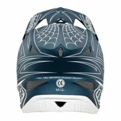 Marque Casque Intégral Troy Lee Design® D3 Fiberlite Spiderstripe - Bleu -Pièces BMX Race Soldes casque integral troy lee design r d3 fiberlite spiderstripe bleu 2