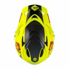 Marque Casque Intégral Kenny® Down Hill KID - NEON YELLOW -Pièces BMX Race Soldes casque kenny down hill neon yellow 2