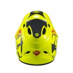 Marque Casque Intégral Kenny® Down Hill KID - NEON YELLOW -Pièces BMX Race Soldes casque kenny down hill neon yellow 3