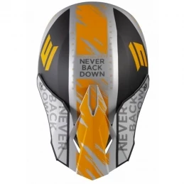 Marque Casque Shot Furious Draw Orange Grey Matt 4 Marque Casque Shot Furious Draw Orange Grey Matt – Image 2
