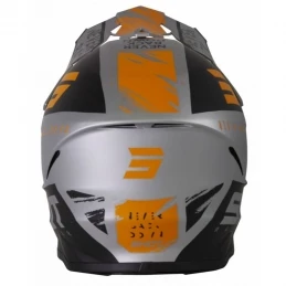 Marque Casque Shot Furious Draw Orange Grey Matt 5 Marque Casque Shot Furious Draw Orange Grey Matt – Image 3