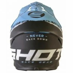 Marque Casque Shot Furious Storm Black Turquoise Matt -Pièces BMX Race Soldes casque shot furious storm black turquoise matt 2