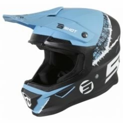 Marque Casque Shot Furious Storm Black Turquoise Matt
