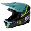 Marque Casque Shot Furious Storm Grey Green Neon Yellow Glossy -Pièces BMX Race Soldes casque shot furious storm grey green neon yellow glossy