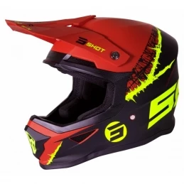 Marque Casque Shot Furious Storm Neon Yellow Red Matt 3 Marque Casque Shot Furious Storm Neon Yellow Red Matt
