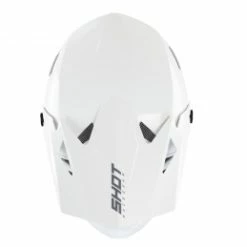Marque Casque Intégral SHOT® Rogue Solid KID - Blanc Brillant -Pièces BMX Race Soldes casque shot rogue solid glossy white 5