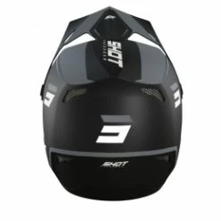 Marque Casque Intégral Shot® Rogue United - Gris Matt/Noir -Pièces BMX Race Soldes casque shot rogue united black grey matt 1
