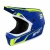 Marque Casque BMX Shot® Rogue United KID - Bleu/Jaune Fluo -Pièces BMX Race Soldes casque shot rogue united blue neon yellow glossy 3