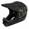 Marque Casque Intégral BMX Gist® Fall - Noir/Jaune -Pièces BMX Race Soldes casque velo bmx integral fall noir deco jaune taille 57 61cm vendu en boite conforme en1078