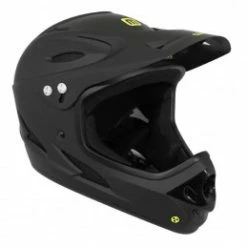 Marque Casque Intégral BMX Gist® Fall - Noir/Jaune -Pièces BMX Race Soldes casque velo bmx integral fall noir deco jaune taille 57 61cm vendu en boite conforme en1078 3