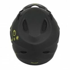 Marque Casque Intégral BMX Gist® Fall - Noir/Jaune -Pièces BMX Race Soldes casque velo bmx integral fall noir deco jaune taille 57 61cm vendu en boite conforme en1078 4