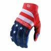 Marque Gants BMX TroyLee Designs® Air Star & Stripes - Rouge/Bleu -Pièces BMX Race Soldes gants air star stripes redblue troylee designs adulte