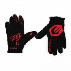 Marque Gants BMX/DH Evolve® Send It - Rouge/Noir -Pièces BMX Race Soldes gants evolve send it red black 1