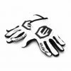 Marque Gants BMX Evolve® Send It - Blanc/Noir
