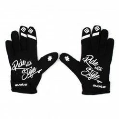 Marque Gants Evolve® X Pride KID - Noir -Pièces BMX Race Soldes gants evolve x pride kids black 2