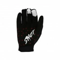 Marque Gants BMX Shot® Rogue Cup - Noir/Blanc -Pièces BMX Race Soldes gants shot bmx rogue cup black white 1
