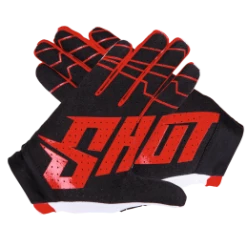 Marque Gants BMX Shot® Skin - Rouge -Pièces BMX Race Soldes gants shot skin red 2