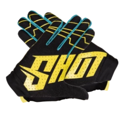 Marque Gants BMX Shot® Skin - Jaune -Pièces BMX Race Soldes gants shot skin yellow 2