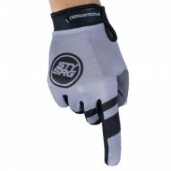 Marque Gants BMX Staystrong® Chevron KID - Gris -Pièces BMX Race Soldes gants stay strong chevron grey 2