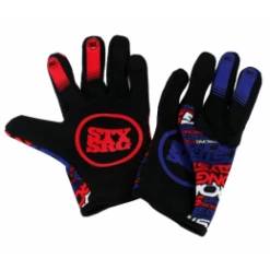 Marque Gants BMX Staystrong® Mash Up V3 - Rouge/Blanc/Bleu -Pièces BMX Race Soldes gants stay strong mash up v3 red white blue 1