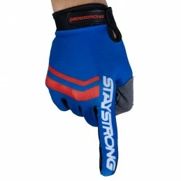Marque Gants BMX Staystrong® Opposite - Rouge/Bleu 5 Marque Gants BMX Staystrong® Opposite - Rouge/Bleu – Image 3