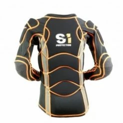 Marque Gilet De Protection S1® Defense Pro 1.0 KID - Noir/Orange -Pièces BMX Race Soldes gilet de protection s1 r defense pro 1 0 kid noir orange 2