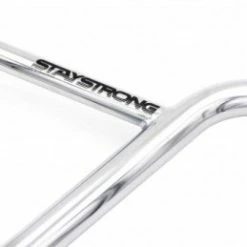Marque Guidon BMX Staystrong® V-One - Chrome -Pièces BMX Race Soldes guidon bmx staystrong v one chrome bmx freestyle 2