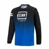 Marque Maillot Kenny® Elite KID - Noir/Bleu -Pièces BMX Race Soldes maillot elite enfant blue black