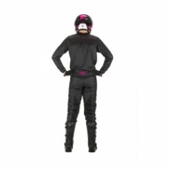 Marque Maillot Fly® F-16 2021 KID - Noir/Rose -Pièces BMX Race Soldes maillot fly f 16 2021 noirrose 3