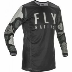 Marque Maillot Fly® Kinetic K221 2021 KID - Noir/Gris