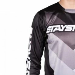 Marque Maillot StayStrong® Chevron - Noir -Pièces BMX Race Soldes maillot staystrong chevron black 4
