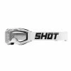 Marque Masque Shot® Assault 2.0 Solid - Blanc Brillant -Pièces BMX Race Soldes masque shot assault 2 0 solid blanc brillant