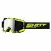 Marque Masque Shot® Iris Jet - Noir/Jaune -Pièces BMX Race Soldes masque shot iris jet black neon yellow glossy