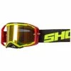 Marque Masque Shot® Lite - Gris/Rouge -Pièces BMX Race Soldes masque shot lite grey red glossy