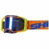 Marque Masque Shot® Lite - Orange/Bleu -Pièces BMX Race Soldes masque shot lite neon orange blue glossy