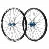 Marque Roues BMX Pride® Control Exp 28H (La Paire) - Blue -Pièces BMX Race Soldes paire de roues pride control exp 28h blue