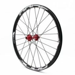 Marque Roues BMX Pride® Control Exp Disc 28H (La Paire) - Red -Pièces BMX Race Soldes paire de roues pride control exp disc 28h red 1