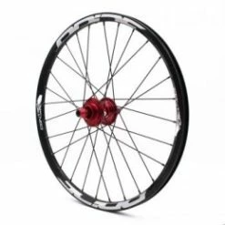 Marque Roues BMX Pride® Control Exp Disc 28H (La Paire) - Red -Pièces BMX Race Soldes paire de roues pride control exp disc 28h red 2